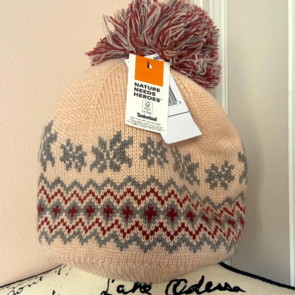 Timberland knit Pom Pom hat